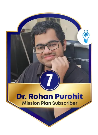 Dr. Rohan Purohit Rank 7