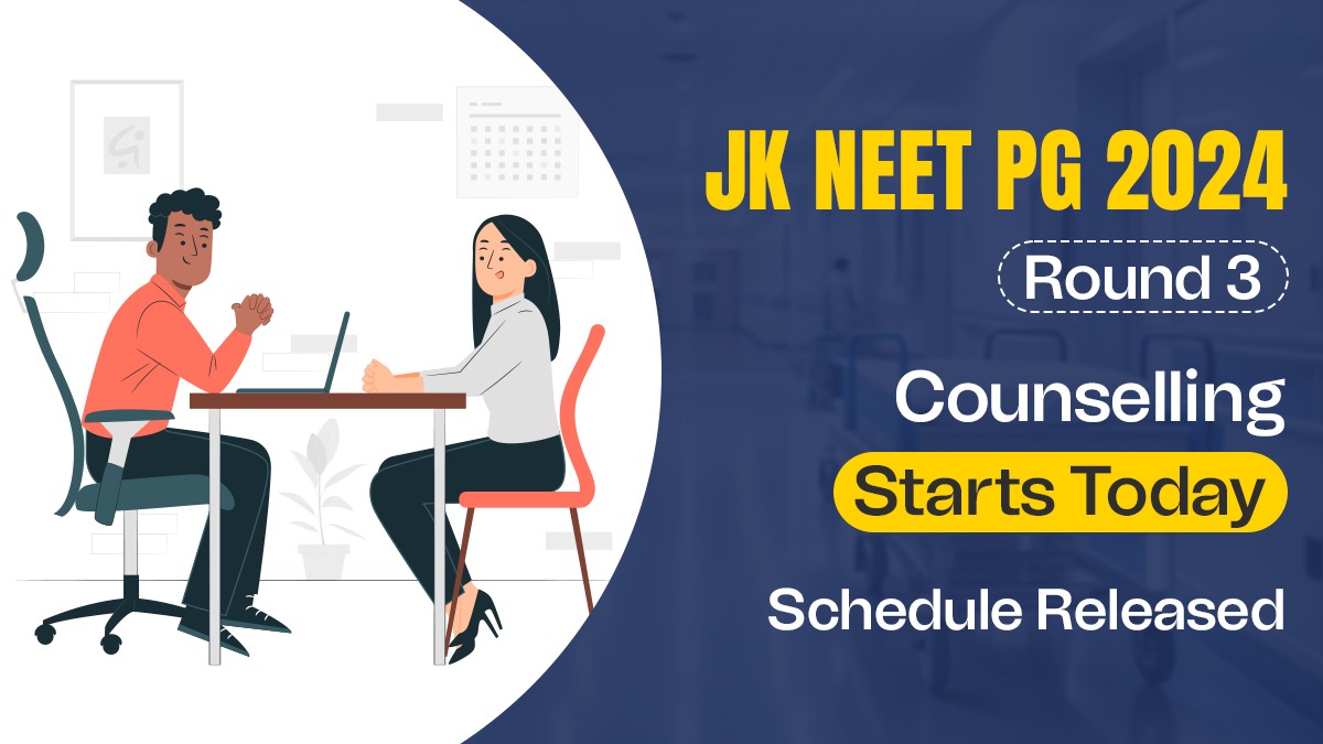 JK NEET PG counselling 2024 round 3